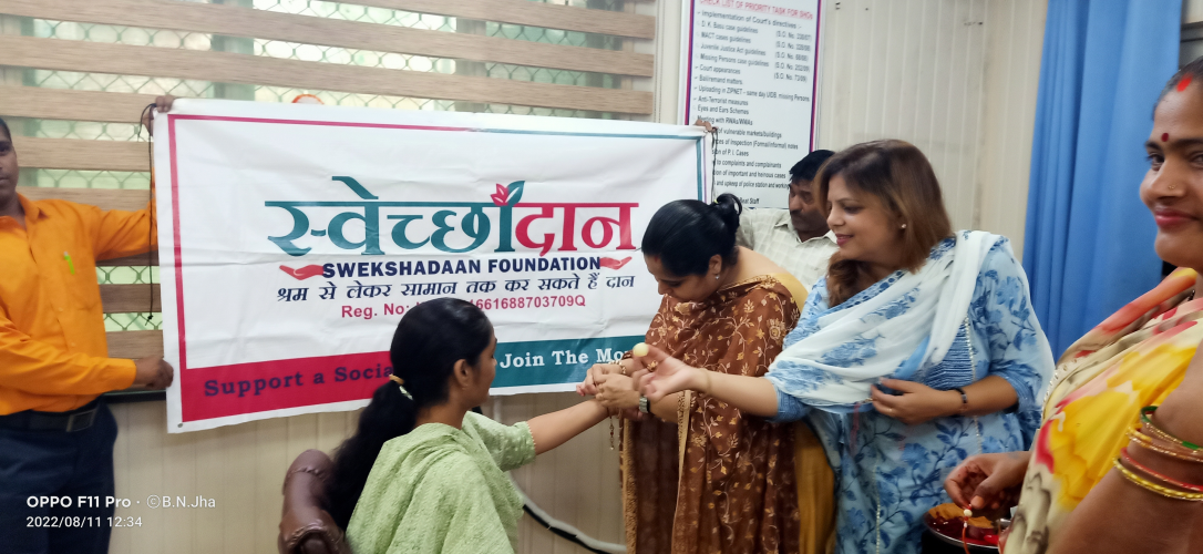 Raksha Bandhan Celebration with Delhi Police